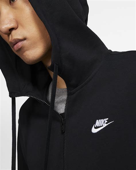 fleece-hoodie mit durchgehendem reißverschluss für herren nike air|Durchgehender Reißverschluss Hoodies .